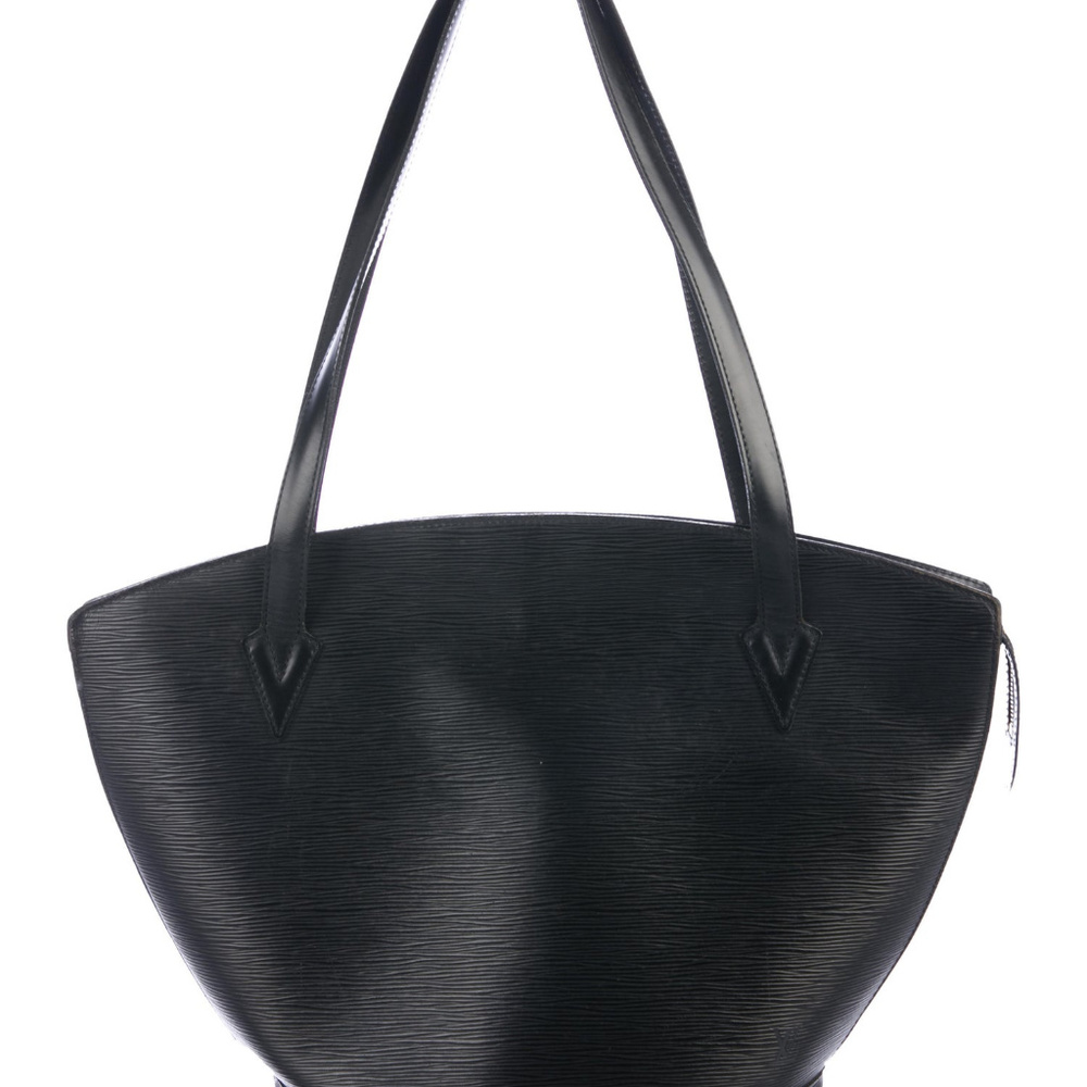 Black Epi leather Louis Vuitton Saint Jacques PM